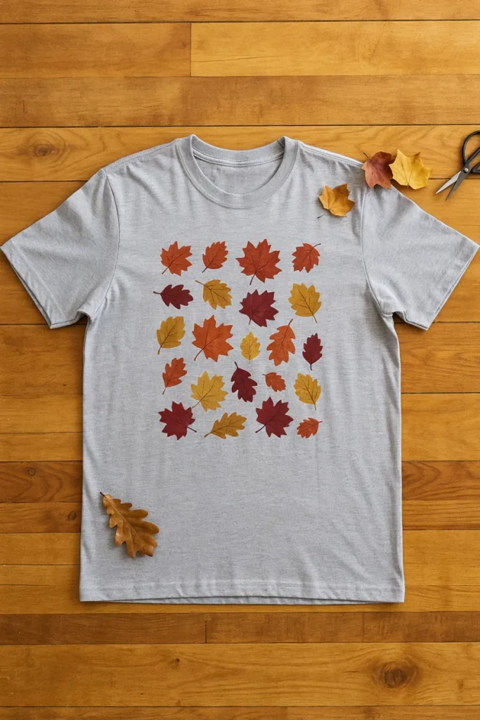 Autumn Leaf Iron-On T-Shirts