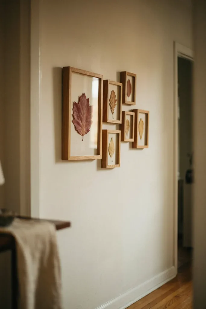 Autumn Leaf Pressed Frame Art