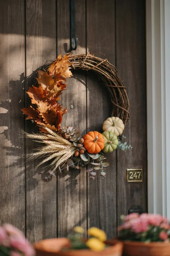 Autumn Wreath for the Front Door