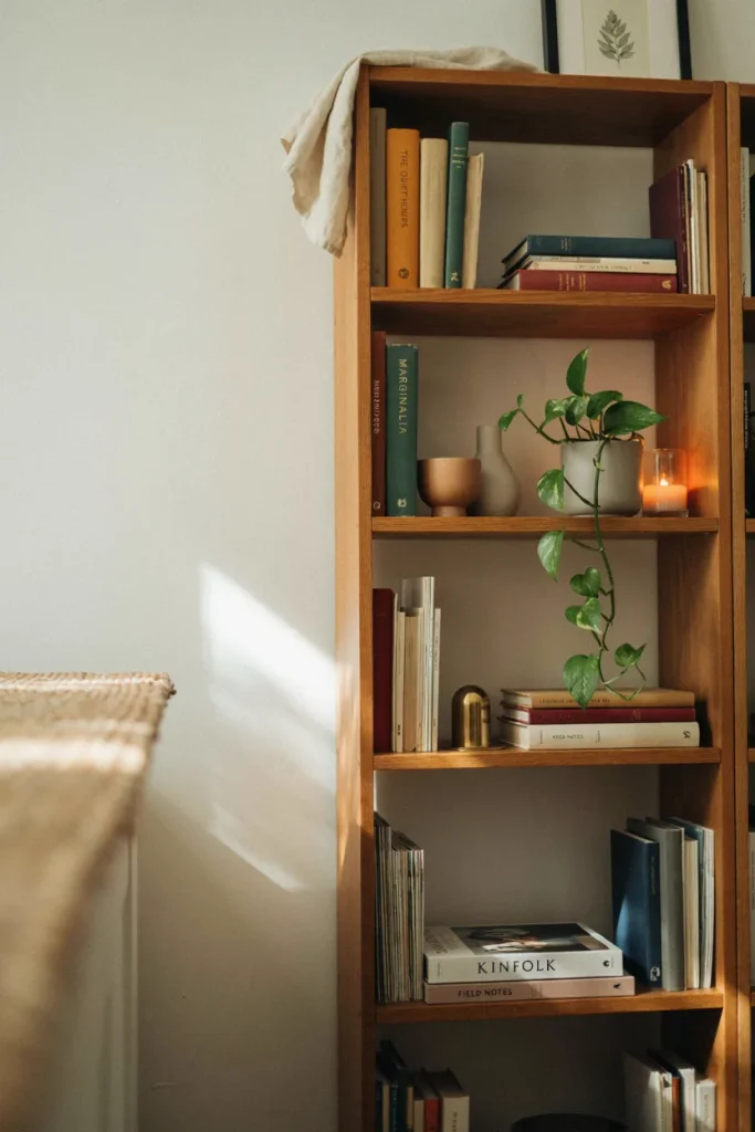 Curated Bookshelf Styling