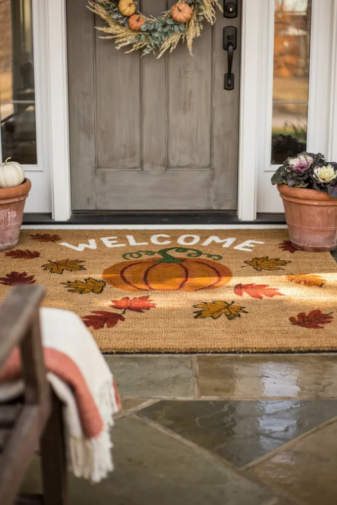  Custom Fall Doormat Design
