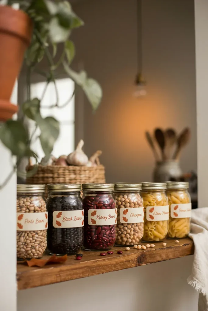  Fall-Themed Mason Jar Labels