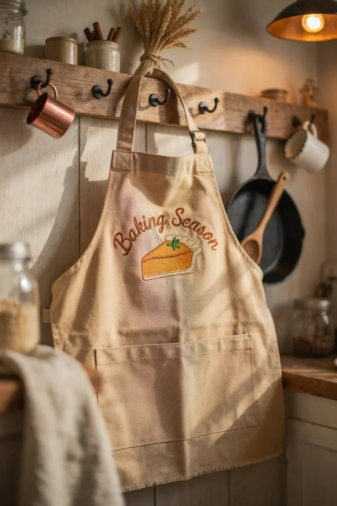 Fall Vinyl Apron Design