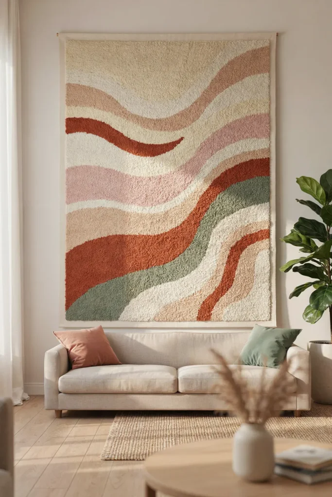 Large Statement Wall Rug Piece