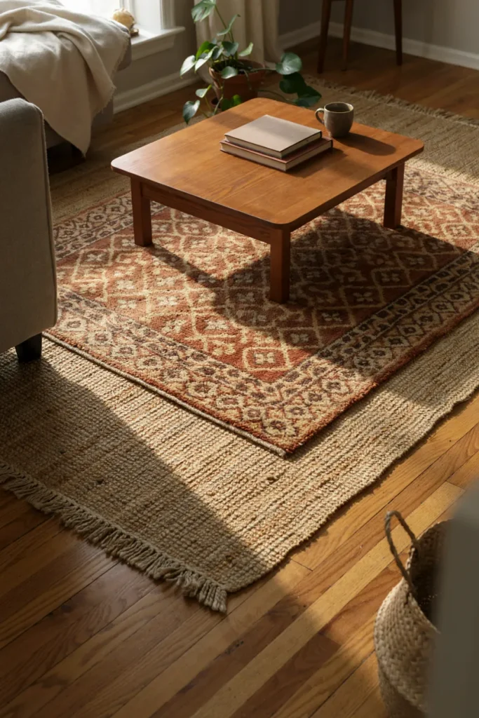 Layered Area Rug Styling