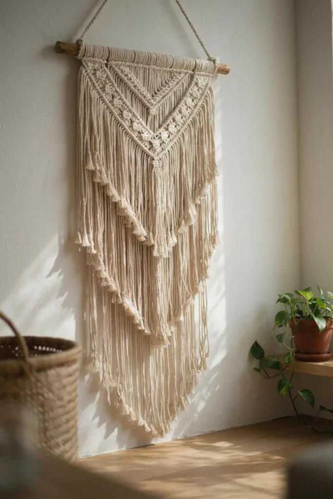 Layered Fringe Wall Hanging