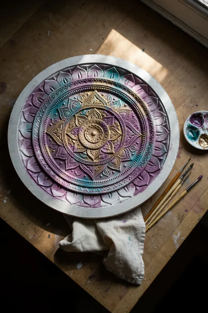 Mandala Plaster Painting Kit