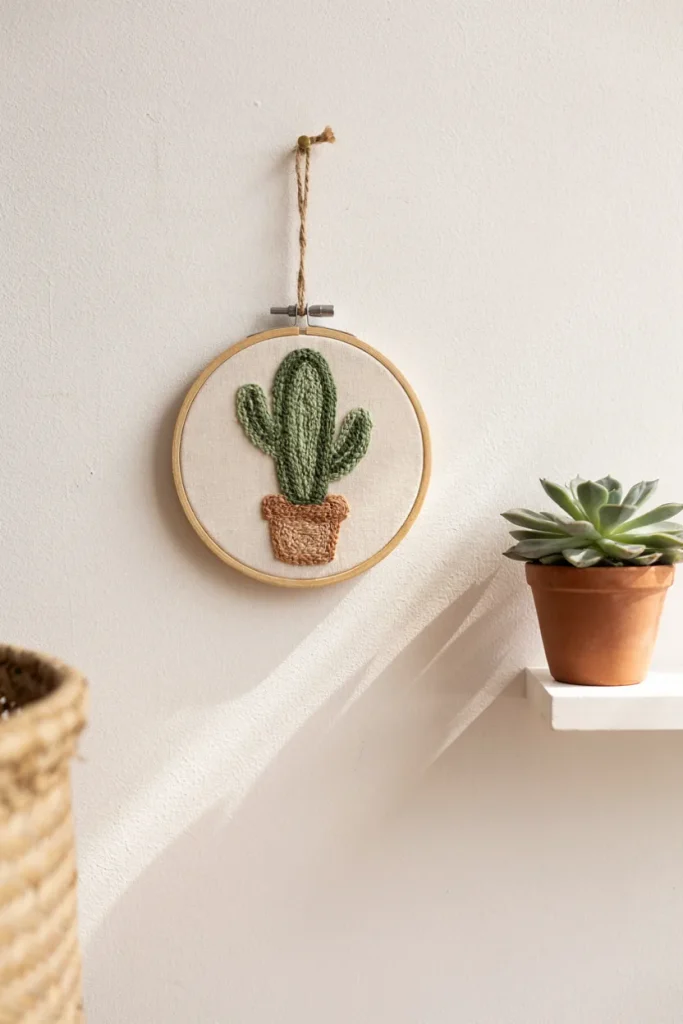 Mini Cactus Wall Art