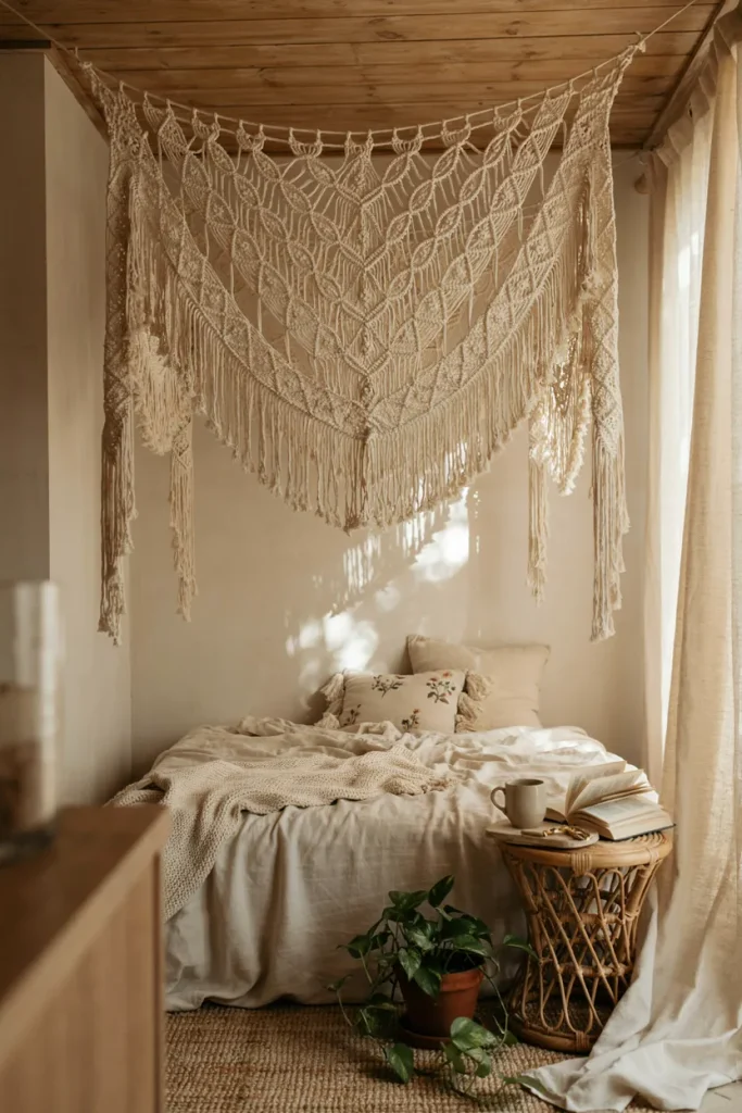 Natural Fiber Bed Canopy