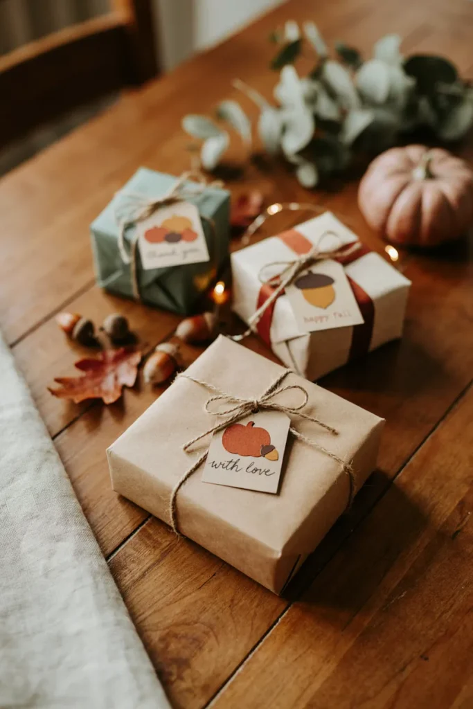  Personalized Fall Ornament Gift Tags