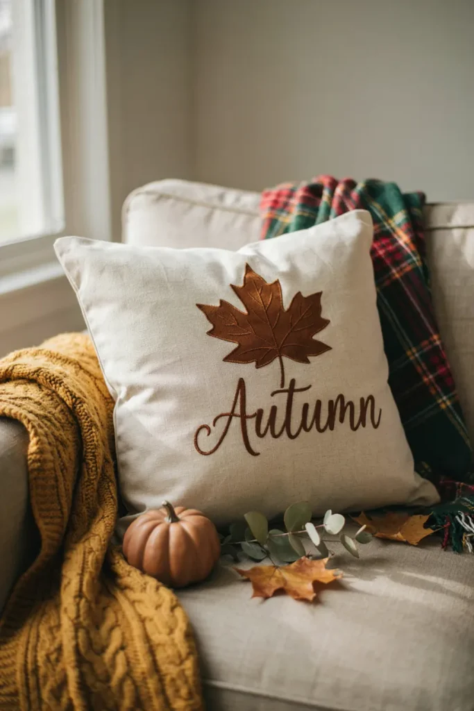  Personalized Fall Pillow Covers