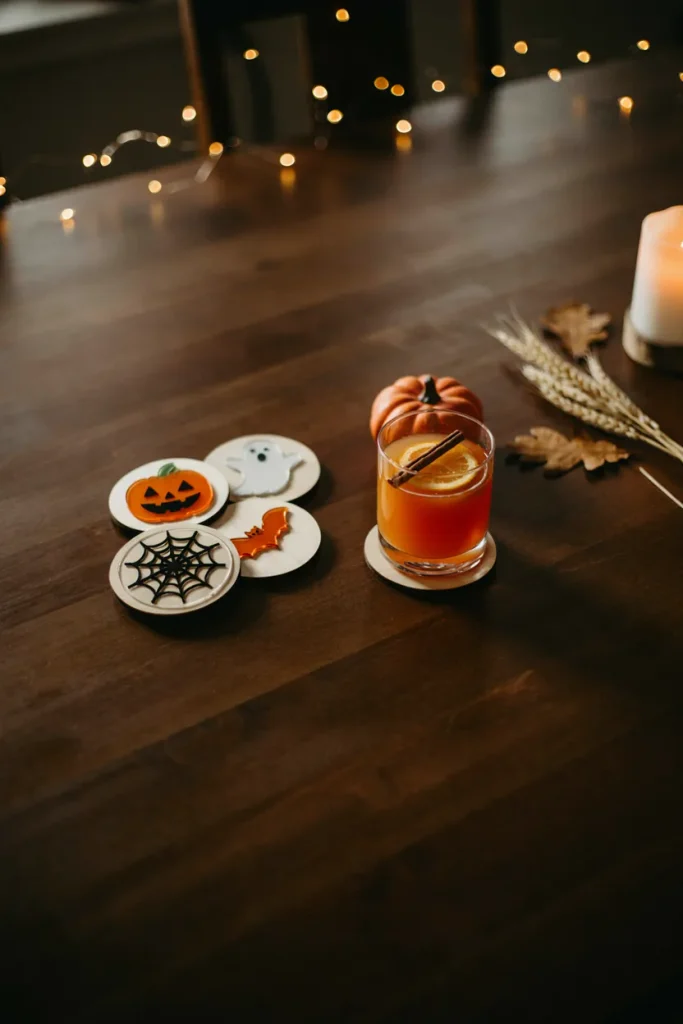 Personalized Halloween Coasters