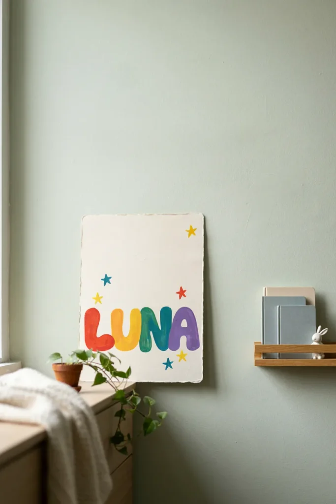 Personalized Name Plaster Plaque Kit