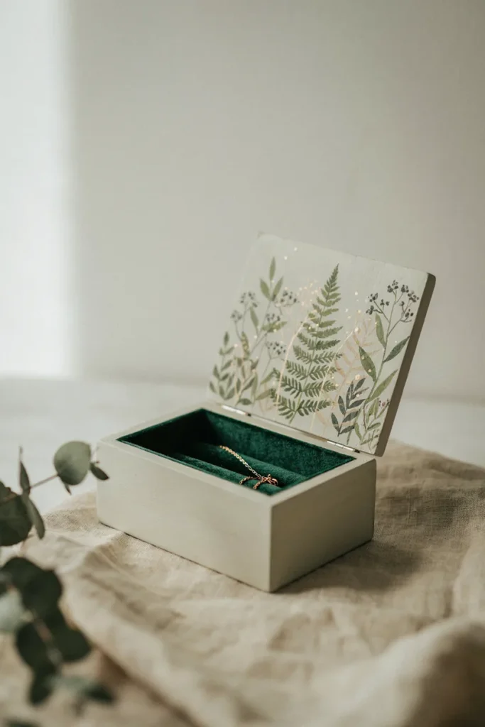 Plaster Keepsake Box Painting Kit
