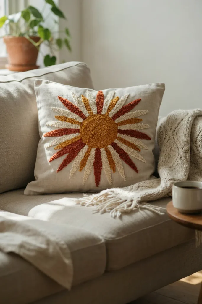 Punch Needle Pillow Cover