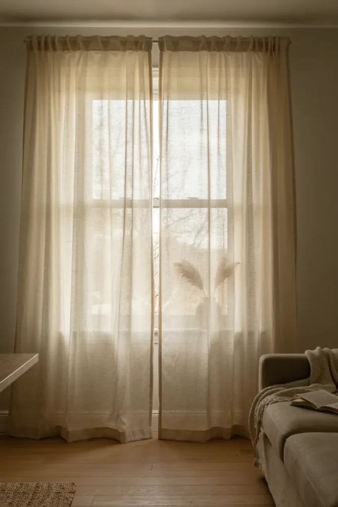 Soft Linen Curtain Panels