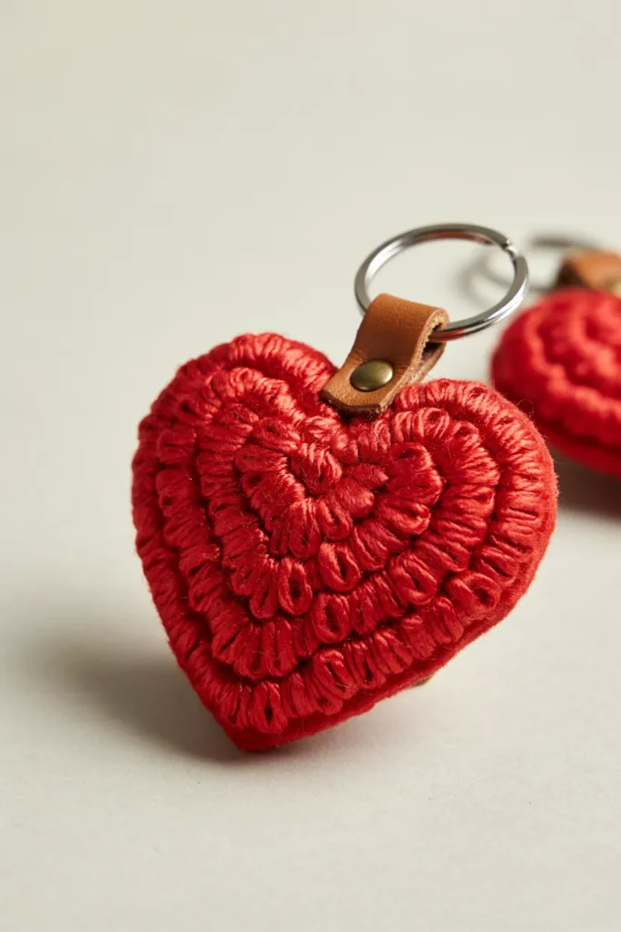 Tiny Heart Keychain