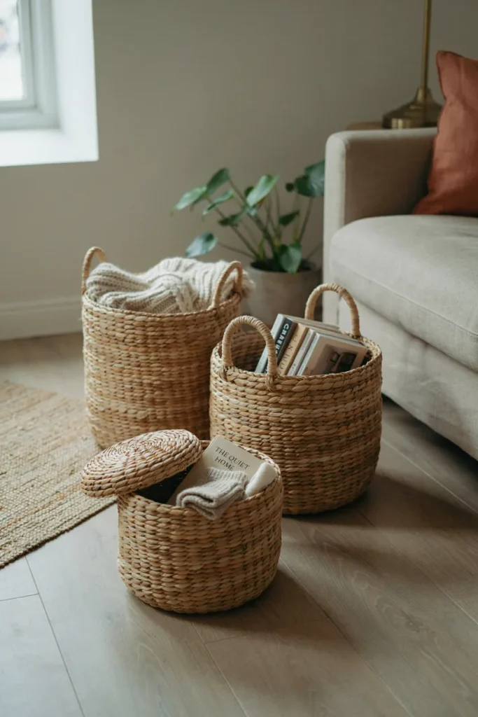 Woven Basket Storage Solutions