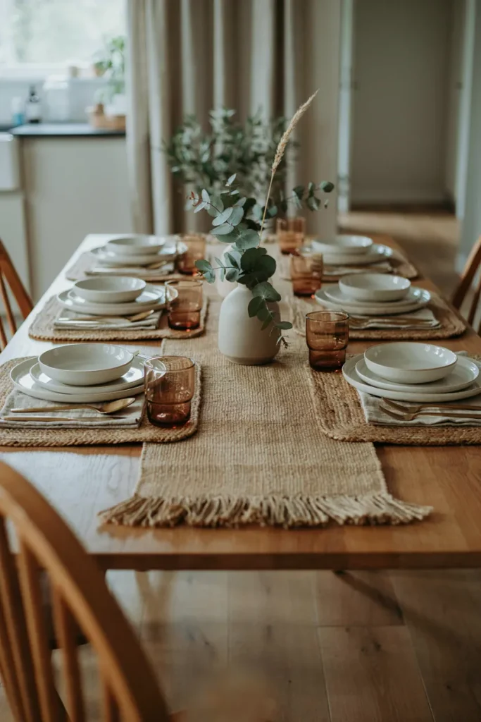 Woven Placemats and Table Runner